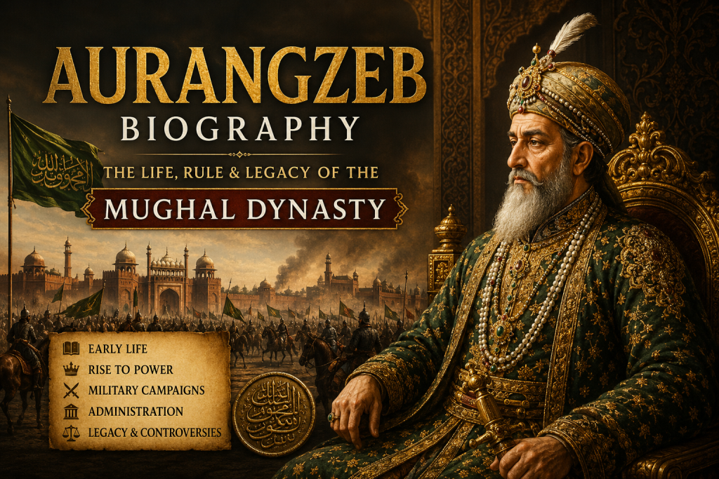 Aurangzeb Biography: Life, History, Legacy of the Mughal Dynasty
